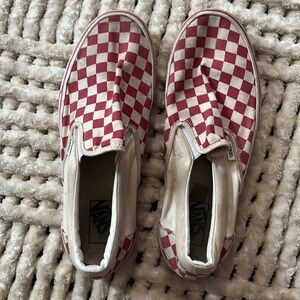 Vans checkered shoes size 10.5 Mens